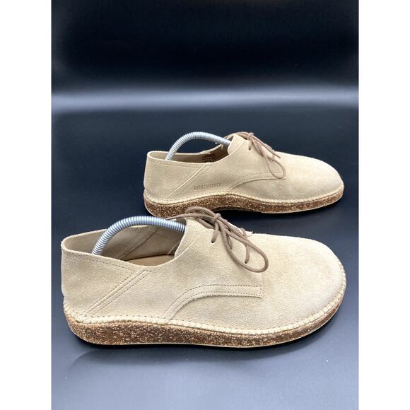 Birkenstock Tan Suede Oxfords, Men\'s Size 9/Women\'s 11/EUR 42 main image 7